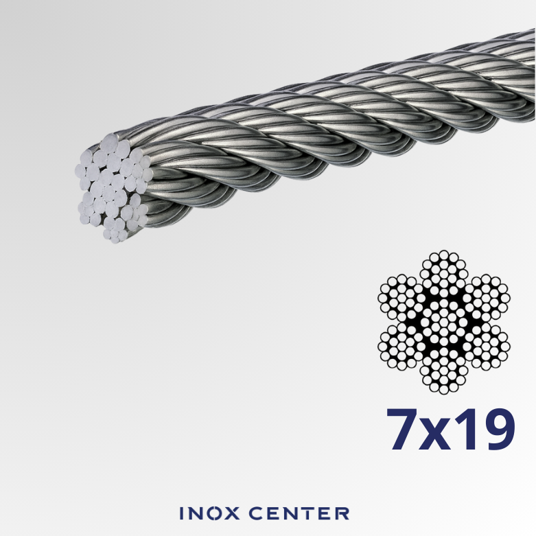 vrv inox 4mm 7x19 AISI316 1 vrv inox 4mm 7x19 AISI316